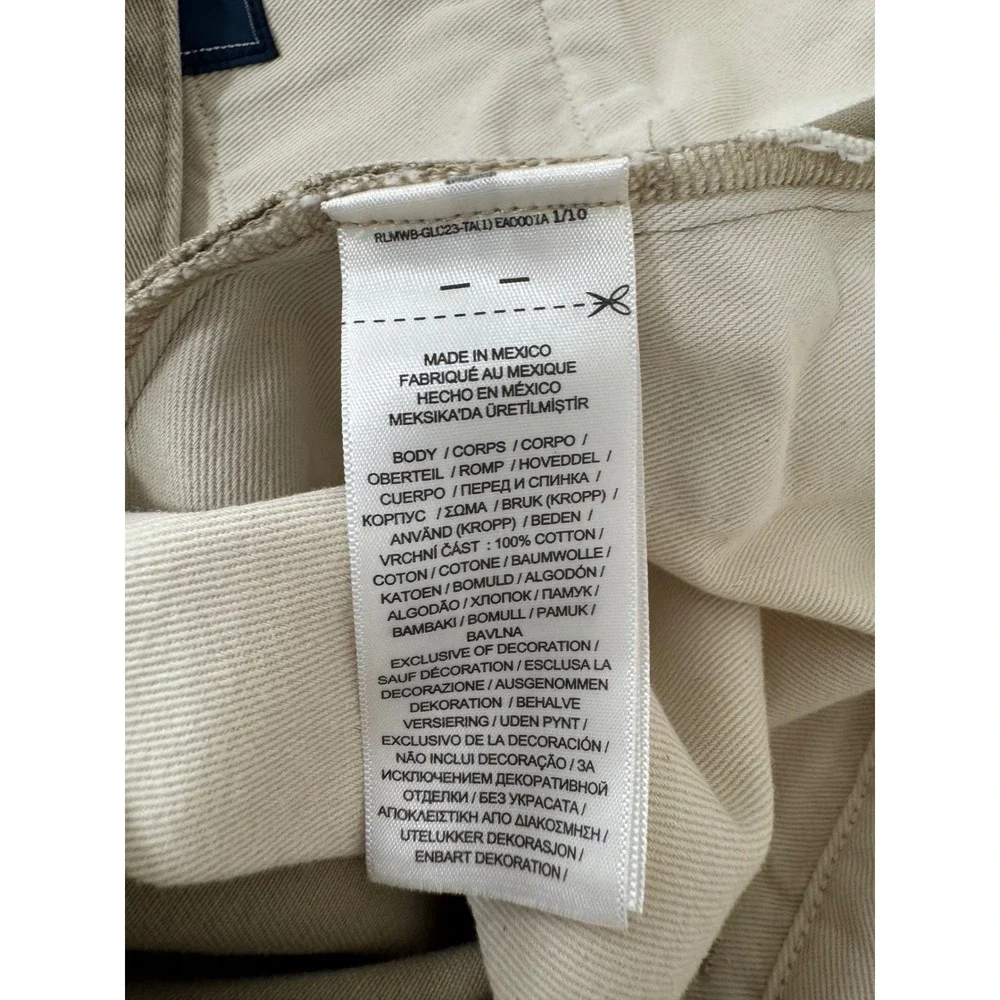 POLO Ralph Lauren The Big Chino‎ Pants with Paint Splatter, Size 40